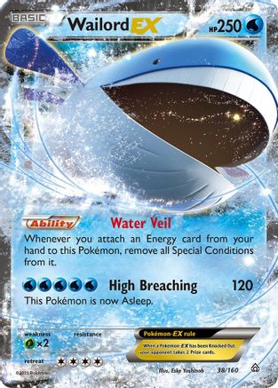 Wailord EX (38/160) [XY: Primal Clash]-1