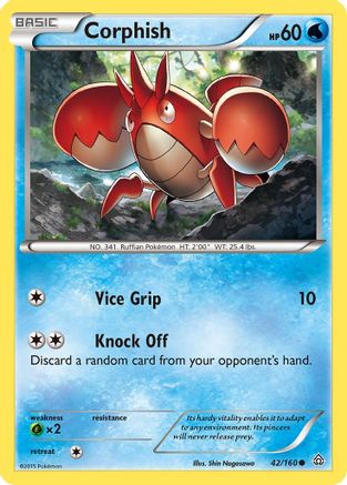 Corphish (42/160) [XY: Primal Clash]-1
