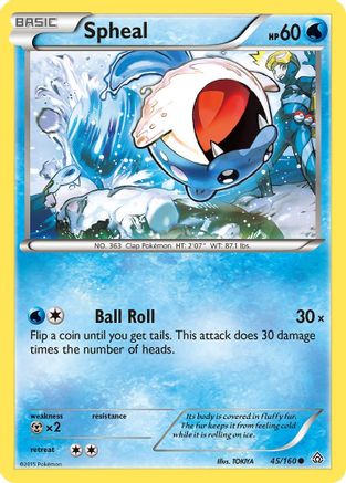 Spheal (45/160) [XY: Primal Clash]-1