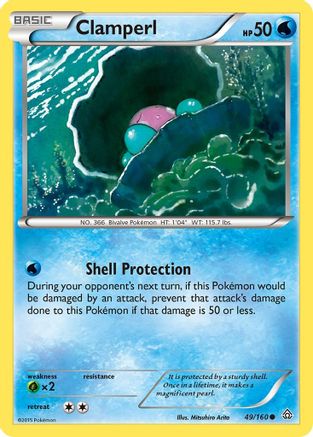 Clamperl (49/160) [XY: Primal Clash]-1