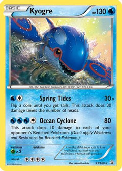 Kyogre (53/160) [XY: Primal Clash]-1