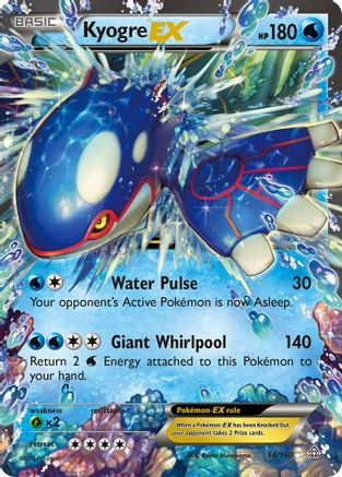 Kyogre EX (54/160) [XY: Primal Clash]-1