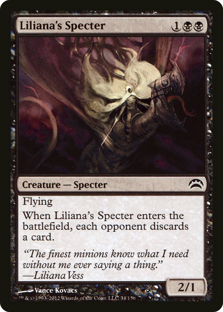 Liliana's Specter [Planechase 2012]-1