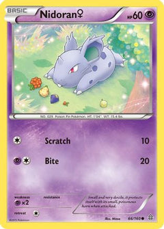 Nidoran (66/160) (Female) [XY: Primal Clash]-1