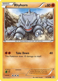 Rhyhorn (74/160) [XY: Primal Clash]-1