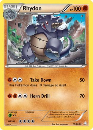 Rhydon (75/160) [XY: Primal Clash]-1