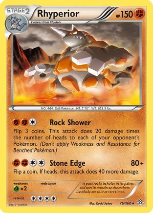 Rhyperior (76/160) [XY: Primal Clash]-1