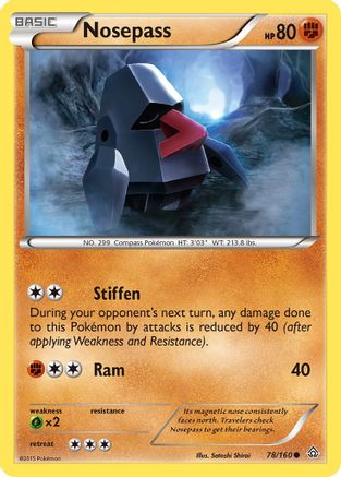 Nosepass (78/160) [XY: Primal Clash]-1