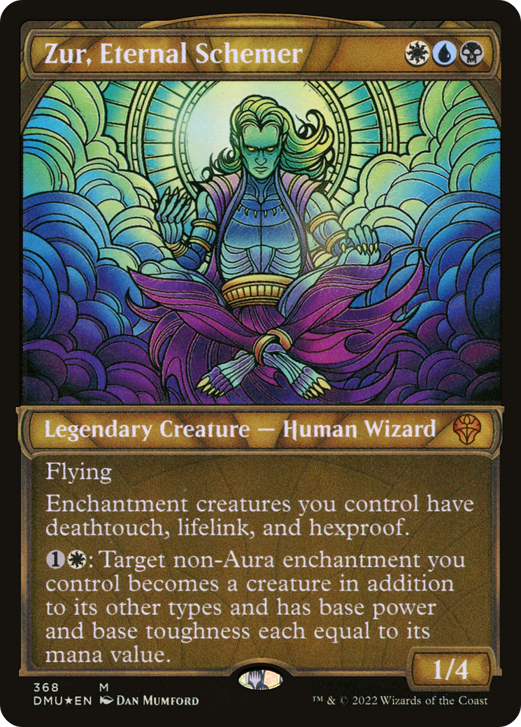 Zur, Eternal Schemer (Textured Foil) (DMU-368) - Dominaria United: (Showcase) Foil-1