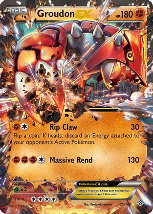 Groudon EX (85/160) [XY: Primal Clash]-1