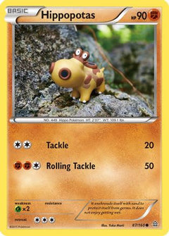 Hippopotas (87/160) [XY: Primal Clash]-1