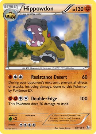 Hippowdon (88/160) [XY: Primal Clash]-1