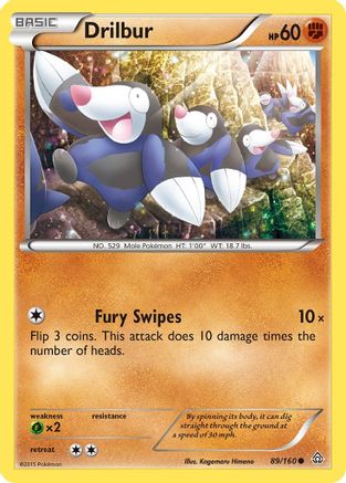 Drilbur (89/160) [XY: Primal Clash]-1