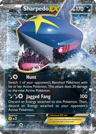 Sharpedo EX (91/160) [XY: Primal Clash]-1