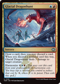 Glacial Dragonhunt [Tarkir: Dragonstorm]-1