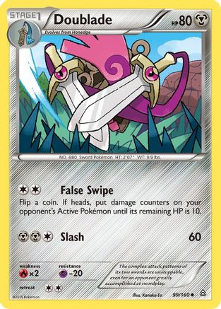 Doublade (99/160) [XY: Primal Clash]-1
