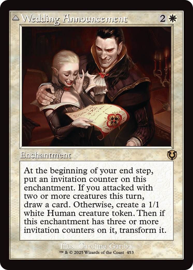 Wedding Announcement (Retro Frame) (INR-453) - Innistrad Remastered Foil-3