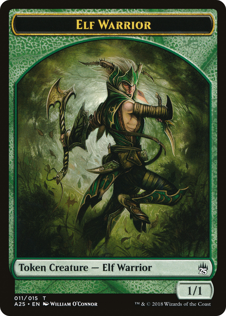 Elf Warrior Token [Masters 25 Tokens]-1