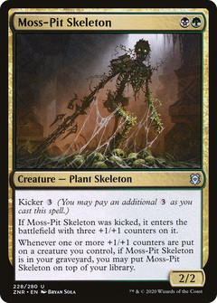 Moss-Pit Skeleton [Zendikar Rising]-1