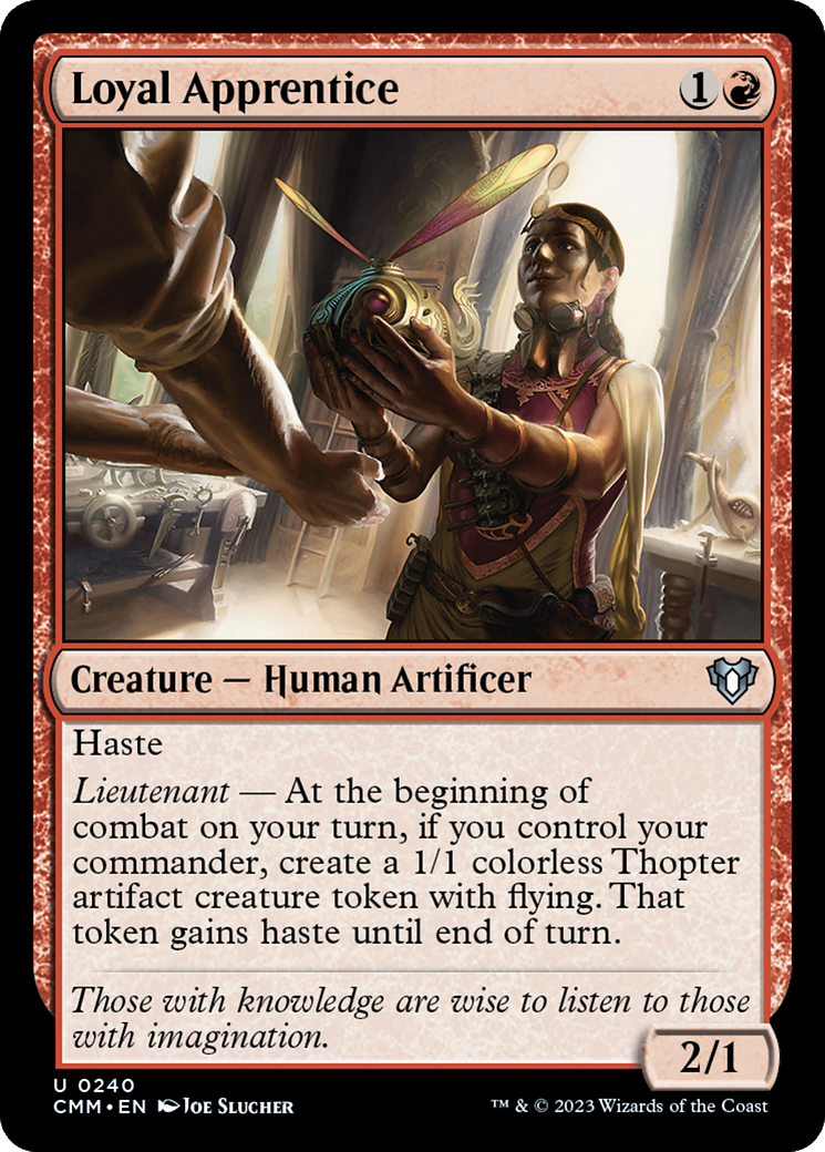 Loyal Apprentice [Commander Masters]-1