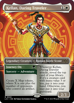 Kellan, Daring Traveler (Borderless) [The Lost Caverns of Ixalan]-1