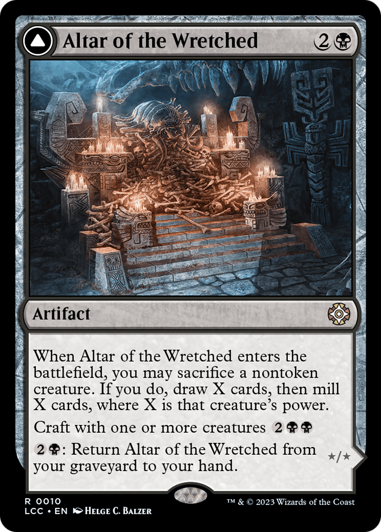 Altar of the Wretched // Wretched Bonemass [The Lost Caverns of Ixalan Commander]-1