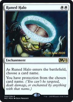 Runed Halo [Core Set 2021 Prerelease Promos]-1