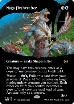 Naga Fleshcrafter (Borderless) [Tarkir: Dragonstorm]-1