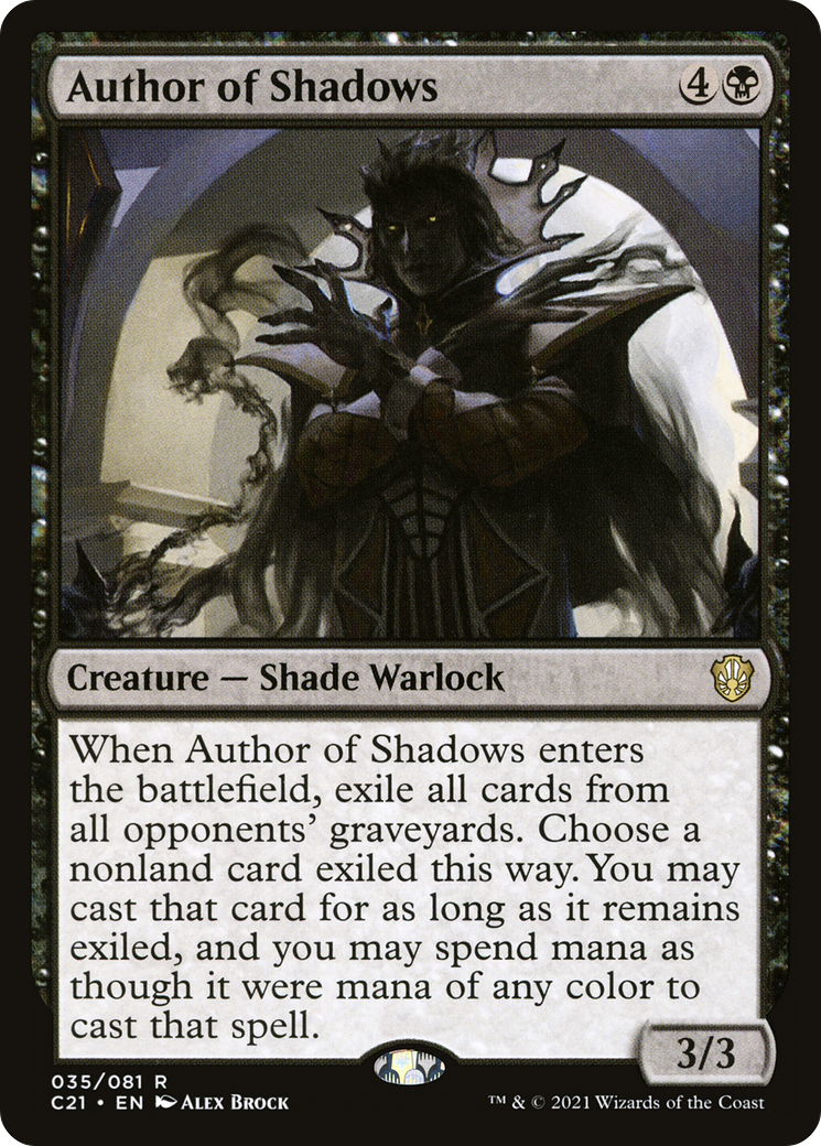 Author of Shadows [Commander 2021]-1