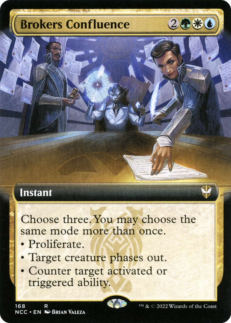 Brokers Confluence (Extended Art) [Streets of New Capenna Commander]-1