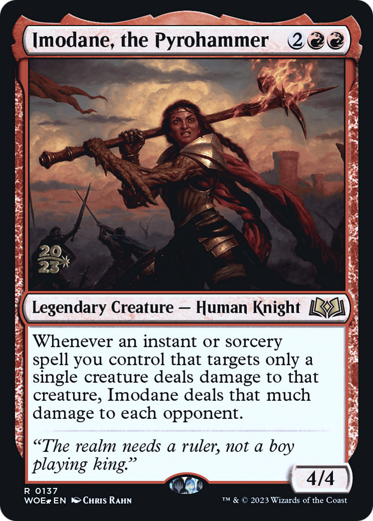 Imodane, the Pyrohammer [Wilds of Eldraine Prerelease Promos]-1