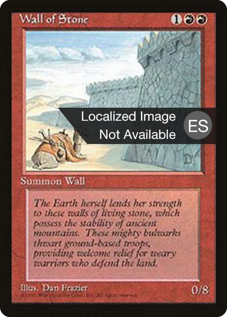 Wall of Stone [Fourth Edition Foreign Black Border]-1