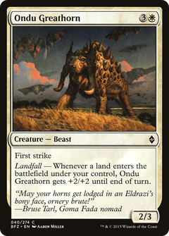 Ondu Greathorn [Battle for Zendikar]-1