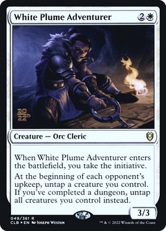White Plume Adventurer (PRE-049) - Battle for Baldur's Gate Promos Foil-1