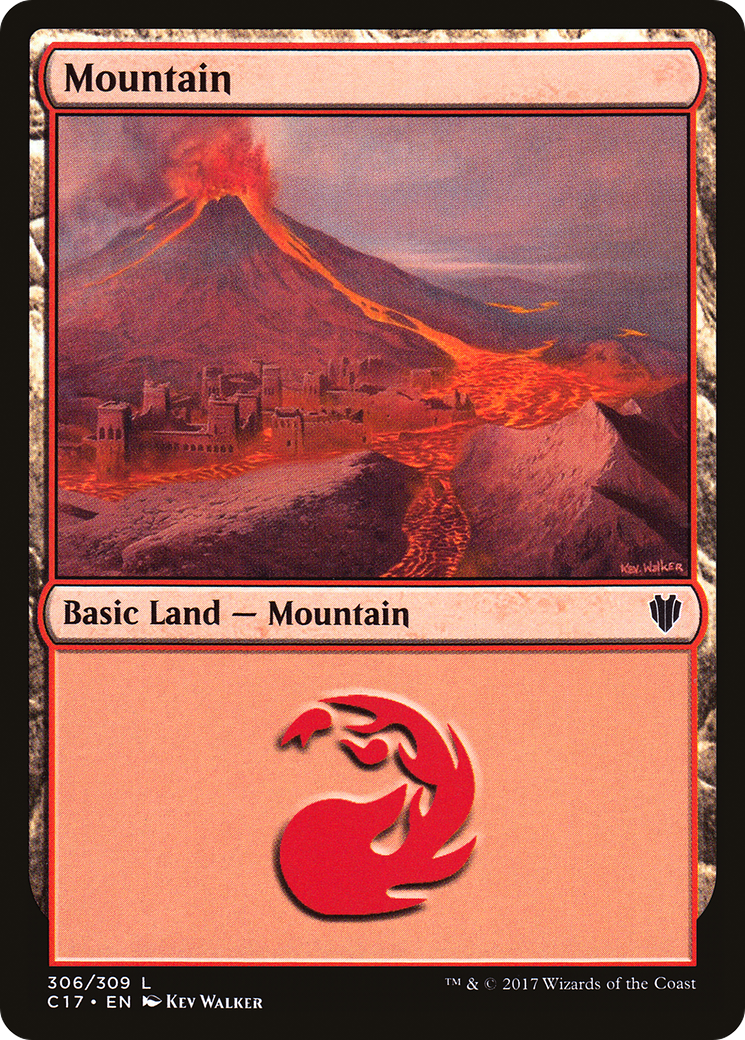 Mountain (306) [Commander 2017]-1