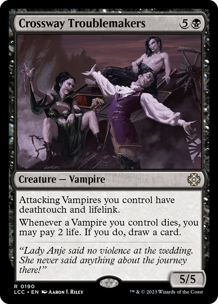 Crossway Troublemakers [The Lost Caverns of Ixalan Commander]-1
