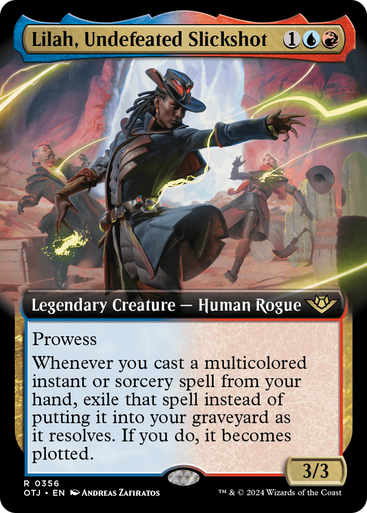 Lilah, Undefeated Slickshot (Extended Art) [Outlaws of Thunder Junction]-1