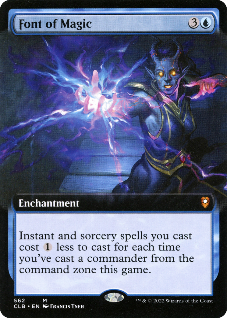 Font of Magic (Extended Art) [Commander Legends: Battle for Baldur's Gate]-1