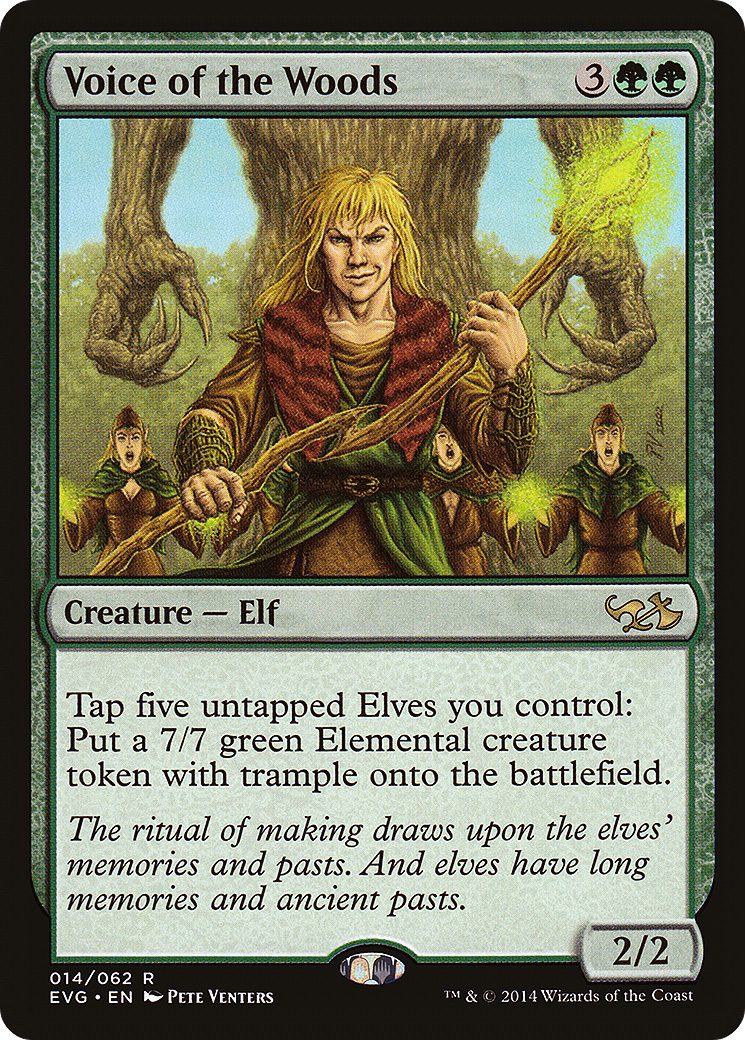 Voice of the Woods (DD3-) - Duel Decks Anthology: Elves vs. Goblins-1