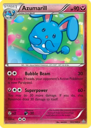 Azumarill (103/160) [XY: Primal Clash]-1