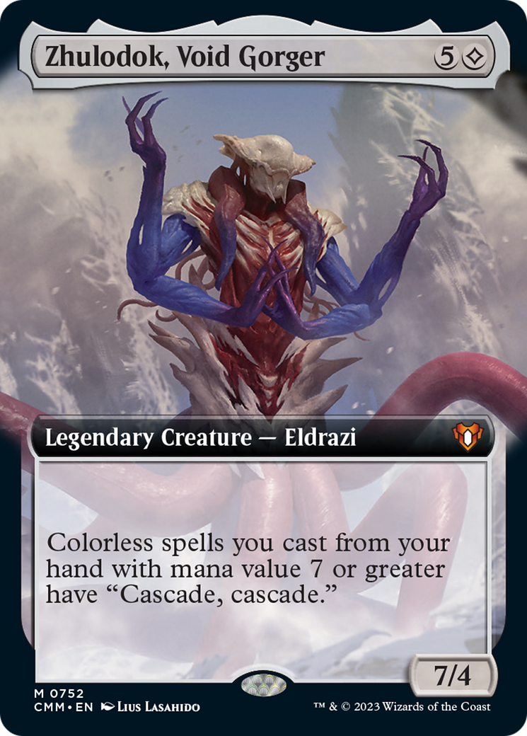 Zhulodok, Void Gorger (Extended Art) [Commander Masters]-1