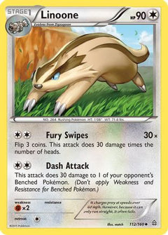 Linoone (112/160) [XY: Primal Clash]-1