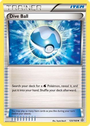 Dive Ball (125/160) [XY: Primal Clash]-1