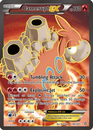 Camerupt EX (146/160) [XY: Primal Clash]-1