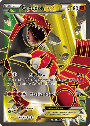 Groudon EX (150/160) [XY: Primal Clash]-1