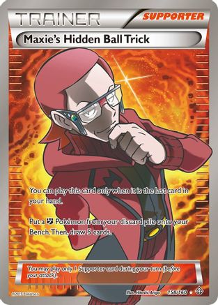 Maxie's Hidden Ball Trick (158/160) [XY: Primal Clash]-1