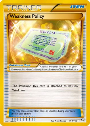 Weakness Policy (164/160) [XY: Primal Clash]-1