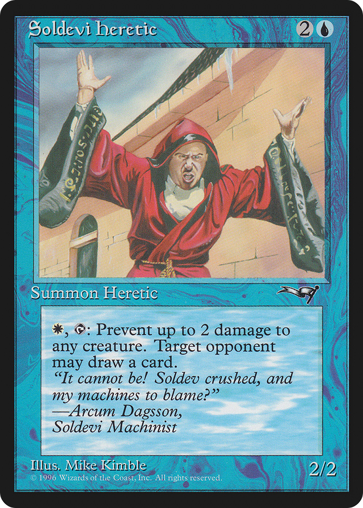 Soldevi Heretic (Hands Raised) [Alliances]-1