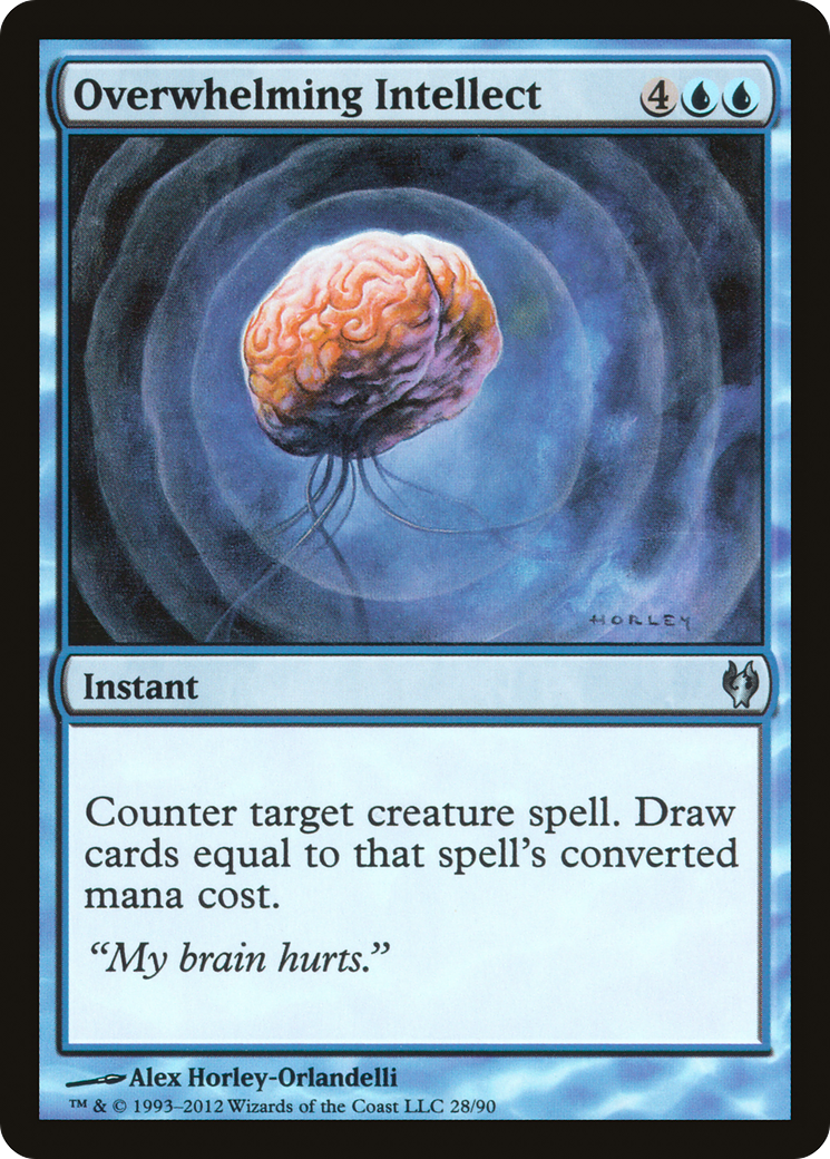 Overwhelming Intellect [Duel Decks: Izzet vs. Golgari]-1