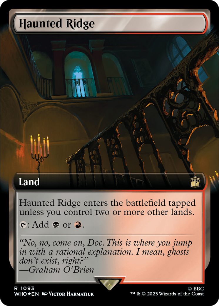 Haunted Ridge (Extended Art) (Surge Foil) [Doctor Who]-1